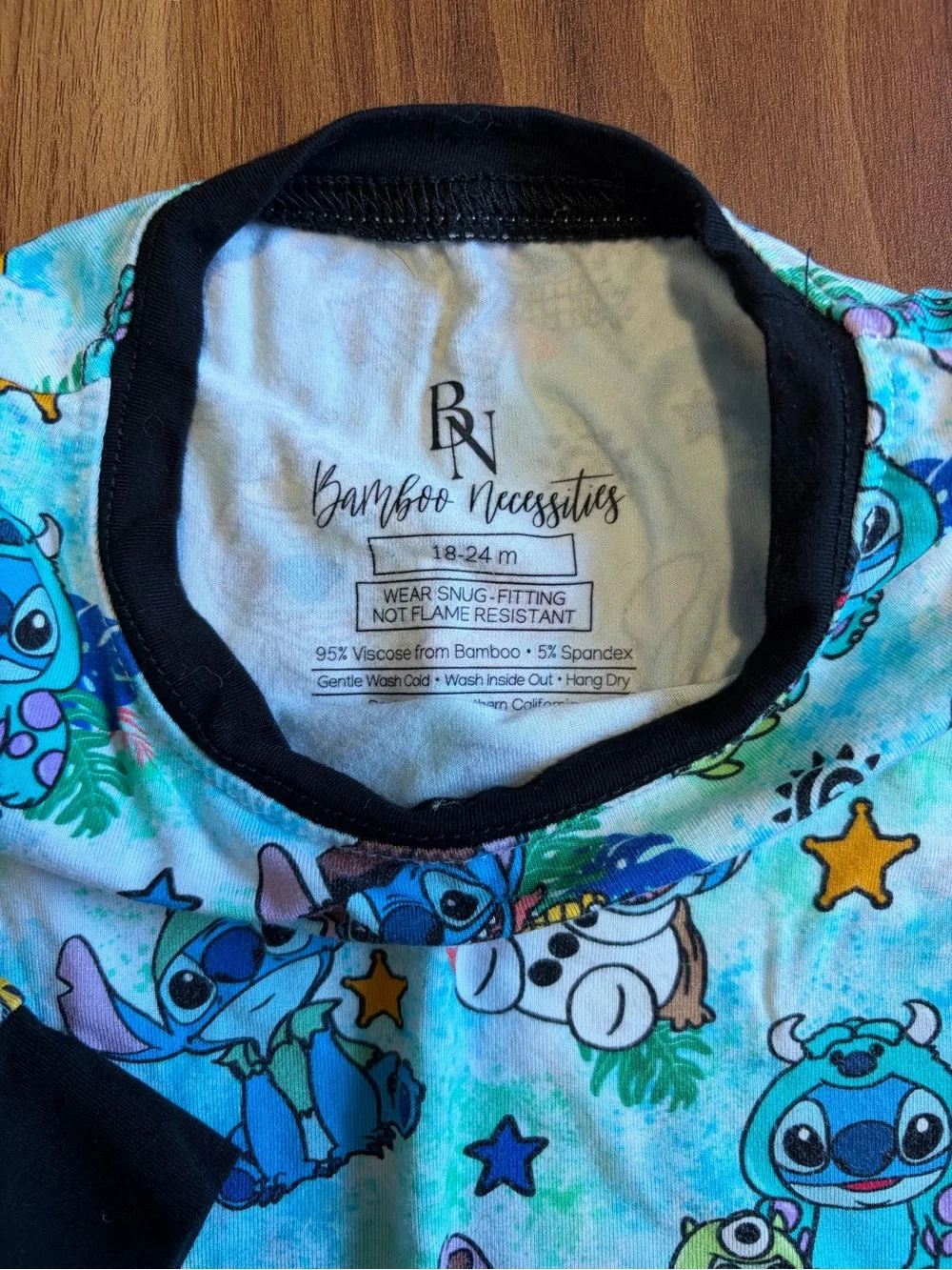 Bamboo Necessities 18-24M Stitch Pajama Set